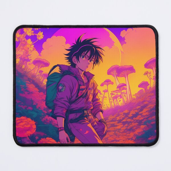 Item preview, 90's style Akira Girl in a field of Pot and Magic Mushrooms FULL designed and sold by wojysmokes.