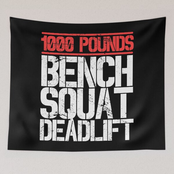 Item preview, 1000 Pounds, Bench Squat Deadlift Powerlifter Club designed and sold by 14thFloor.