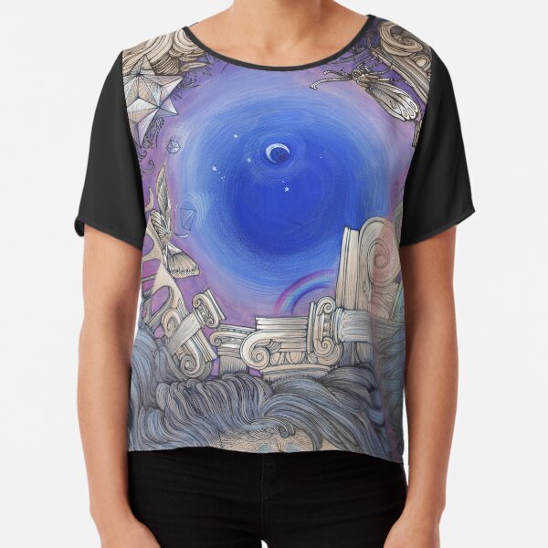 The Metaphysical Head Chiffon Top