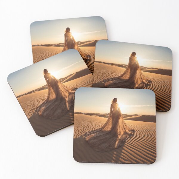 Item preview, woman in the desert at sunset designed and sold by Rafael-Wong.