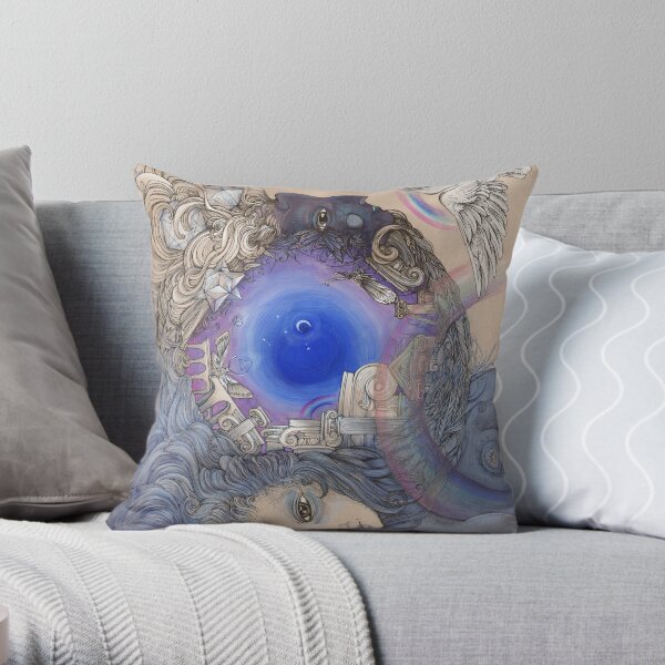 The Metaphysical Head Throw Pillow