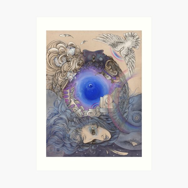 The Metaphysical Head Art Print