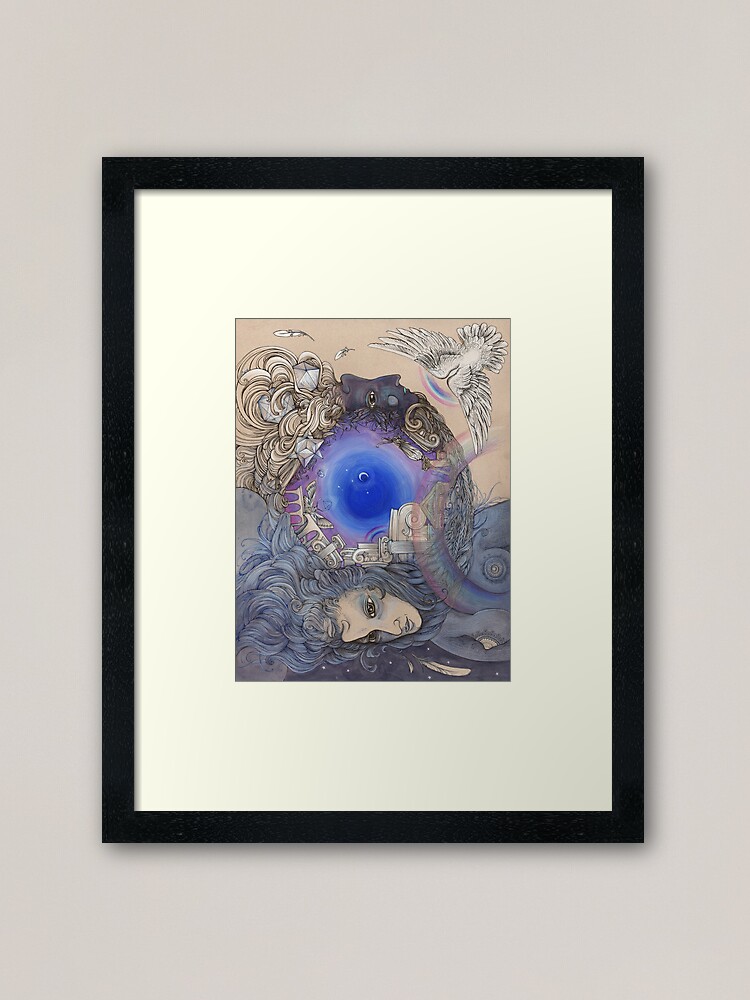 Alternate view of The Metaphysical Head Framed Art Print