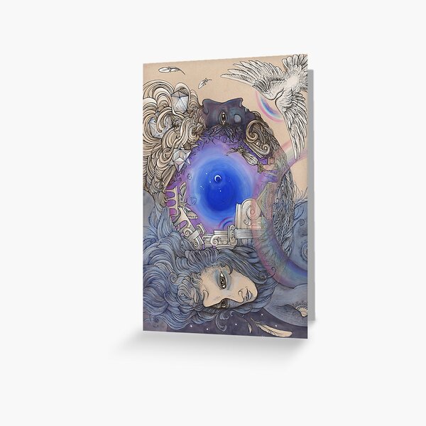 The Metaphysical Head Greeting Card