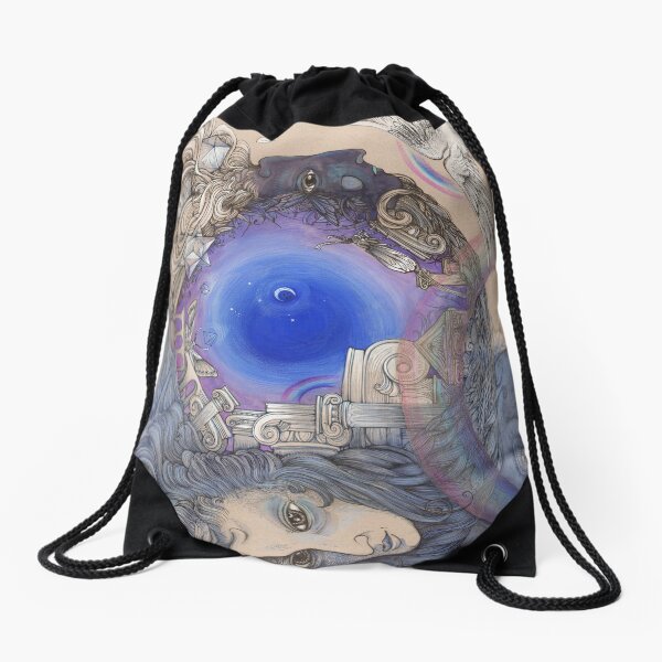 The Metaphysical Head Drawstring Bag