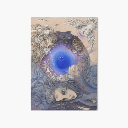 The Metaphysical Head Art Board Print