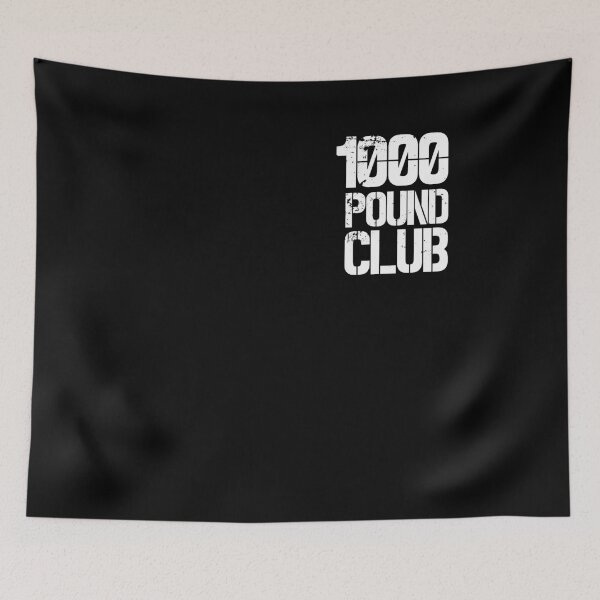 Item preview, 1000 Pound Club Member Small Logo Powerlifter designed and sold by 14thFloor.