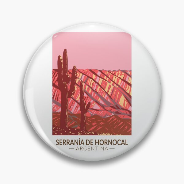 Item preview, Serrania De Hornocal Argentina Travel Art Vintage designed and sold by KrisSidDesigns.