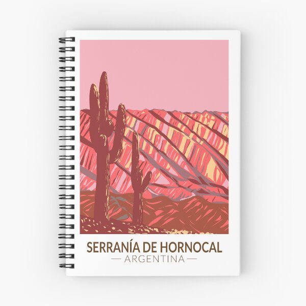 Item preview, Serrania De Hornocal Argentina Travel Art Vintage designed and sold by KrisSidDesigns.
