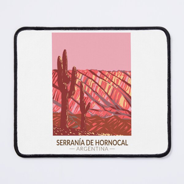 Item preview, Serrania De Hornocal Argentina Travel Art Vintage designed and sold by KrisSidDesigns.