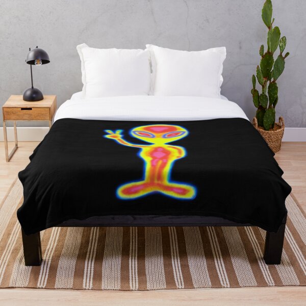 Item preview, Funny Alien UFO Peace Sign Infrared and Thermal Imaging Humor Joke Meme designed and sold by Maciek63.