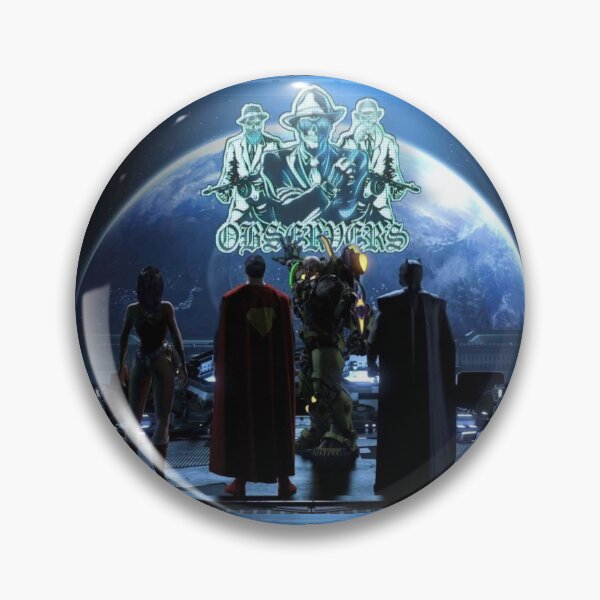 Item preview, Ilustraciones del "holograma" de los observadores designed and sold by ObserversDCUO.