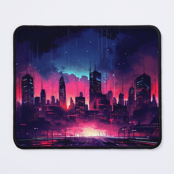 Item preview, Neon Cityscape #2 designed and sold by TLCPhotoArt.