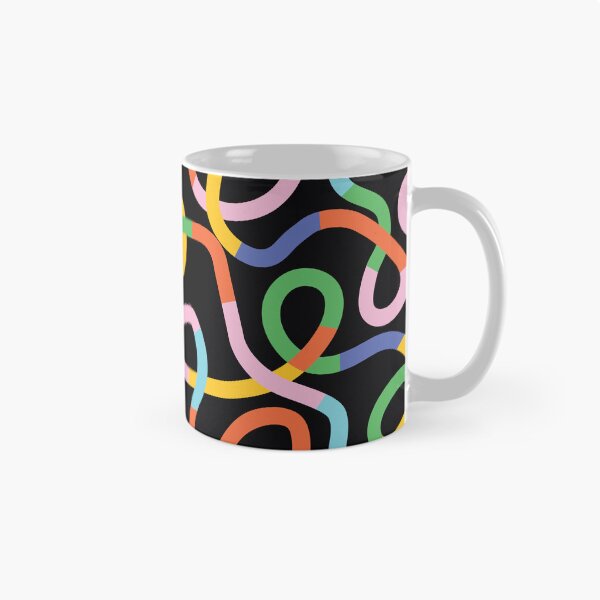 Item preview, Oh Happy Day Rainbow Loop-de-Loops on Black designed and sold by bethmcmillian.