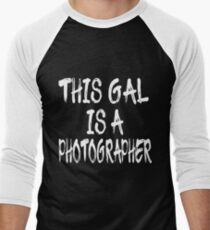 This Gal is a Photographer Men's Baseball ¾ T-Shirt