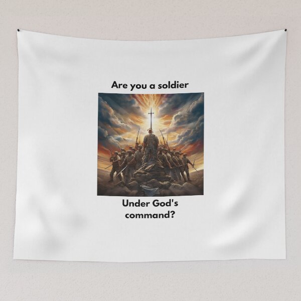 Item preview, Are you a soldier under God's command? designed and sold by STO1KA.