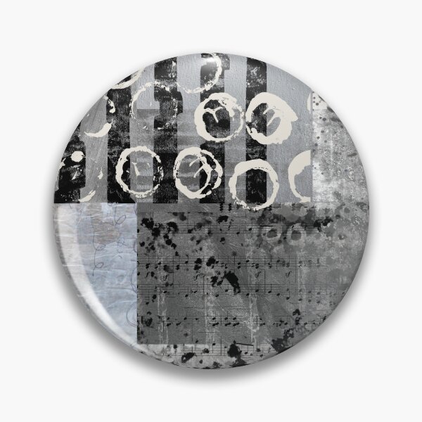 Item preview, Grayscale Mixed Media Abstract Art designed and sold by NancyMerkle.