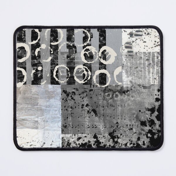Item preview, Grayscale Mixed Media Abstract Art designed and sold by NancyMerkle.