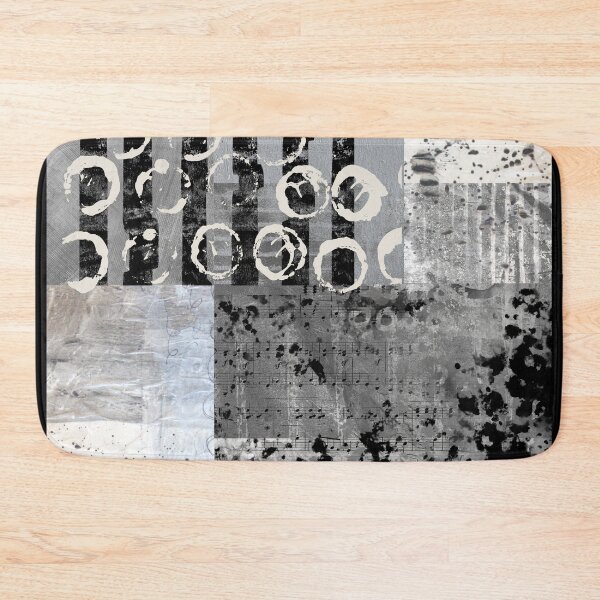 Item preview, Grayscale Mixed Media Abstract Art designed and sold by NancyMerkle.