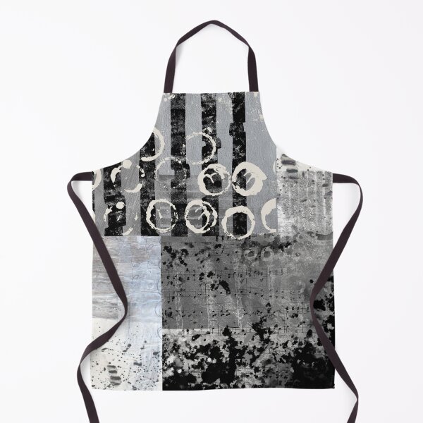 Item preview, Grayscale Mixed Media Abstract Art designed and sold by NancyMerkle.