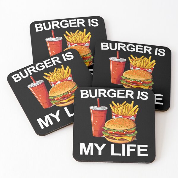 Item preview, BURGER IS MY LIFE designed and sold by Lycoris Design Lab.
