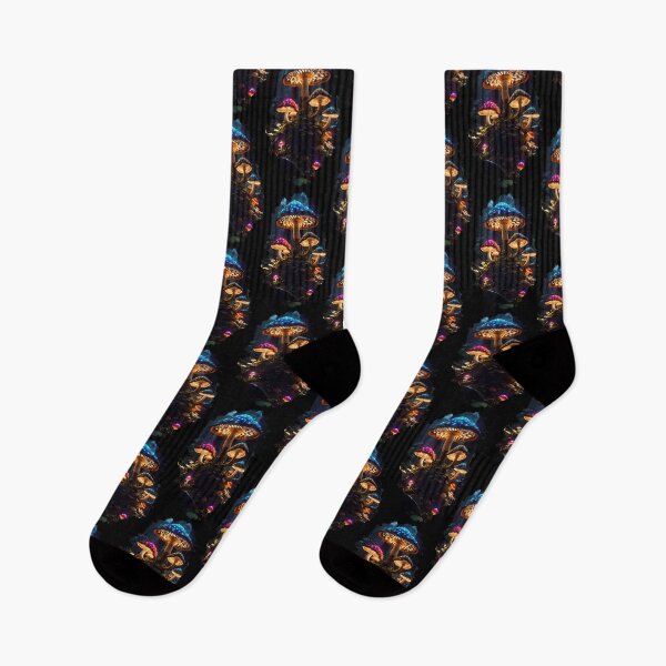 Item preview, Magic Mushroom Forest Illuminating in the darkness of Midnight designed and sold by wojysmokes.