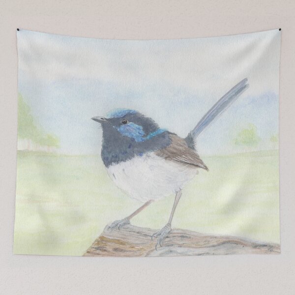 Item preview, Superb Fairy Wrens Outlook designed and sold by Kathryn Price.