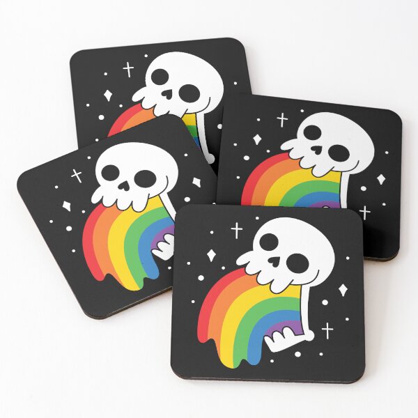 Item preview, Rainbow Puking Skull designed and sold by AstralJaeArt.