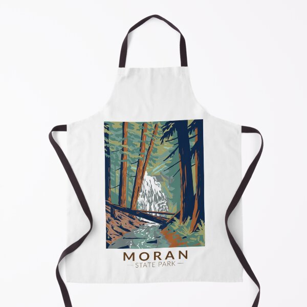 Item preview, Moran State Park Washington Travel Art Vintage designed and sold by KrisSidDesigns.