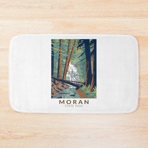 Item preview, Moran State Park Washington Travel Art Vintage designed and sold by KrisSidDesigns.