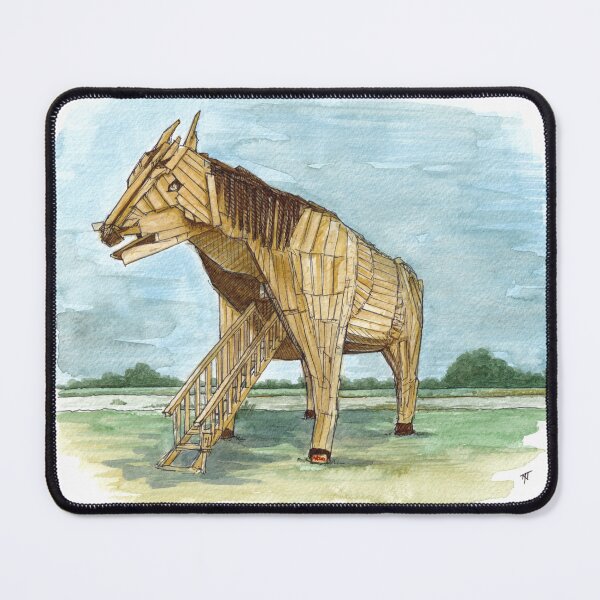 Item preview, Burning Horse Festival 2023 Watercolour designed and sold by Tom Napper Design.