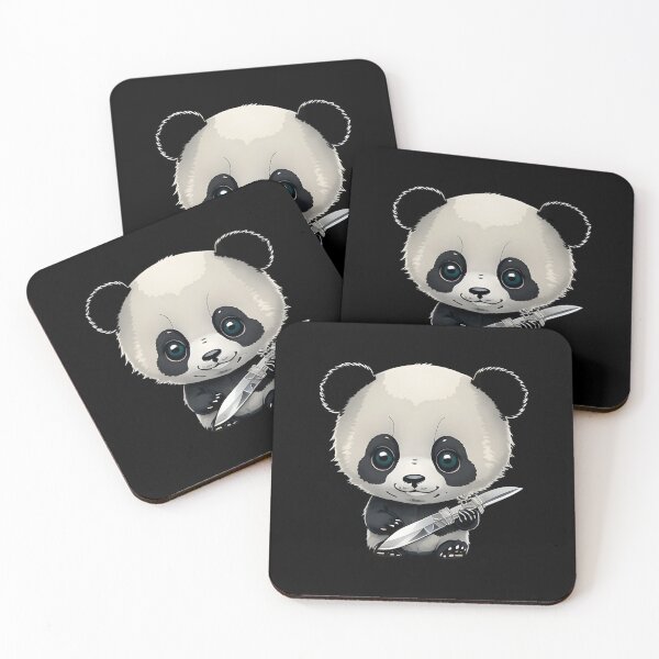 Item preview, Animals with knives - Panda designed and sold by JapKo.