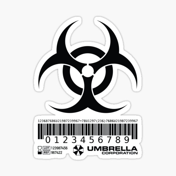 Umbrella Corporation Resident Evil Sticker for Sale by Sanfox55