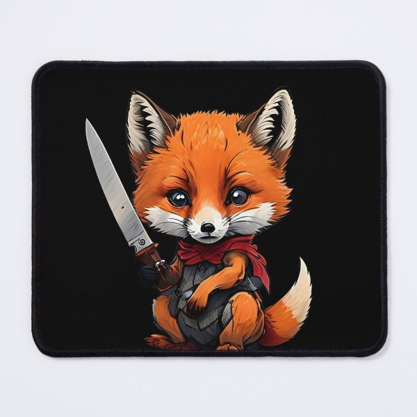 Item preview, Animals with knives - Foxy designed and sold by JapKo.