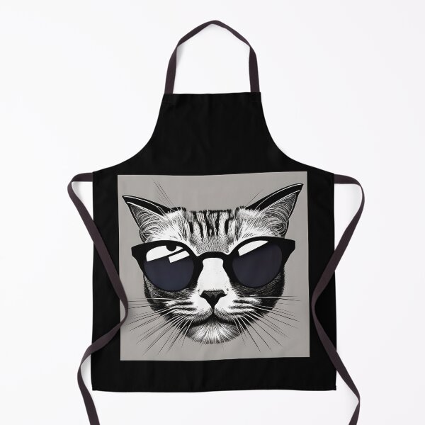 Item preview, Grey cat in sunglasses designed and sold by MikoMate.