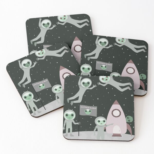 Item preview, Frogs in Space designed and sold by lizzythelizard1.