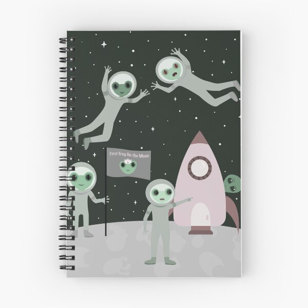 Item preview, Frogs in Space designed and sold by lizzythelizard1.