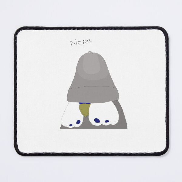 Item preview, Budgie Nope Bell On Head Grey designed and sold by TiffinByLK.