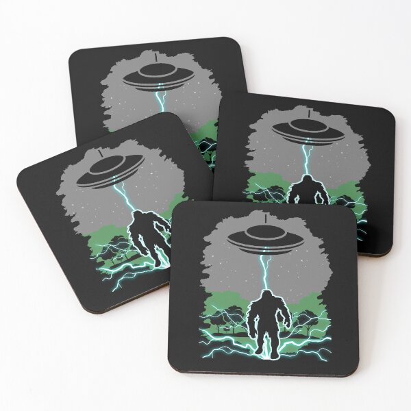 Item preview, Cryptid Enigma Unveiled: Bigfoot Alien Abduction and the Reality of Bigfoot Silhouette designed and sold by Drzamag.