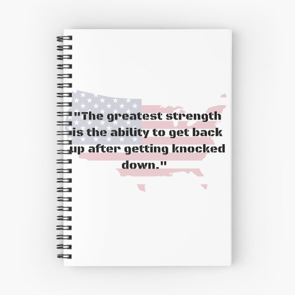 Item preview, "The greatest strength is the ability to get back up after getting knocked down."  motivation quote trending t shirt design designed and sold by sangram9337.