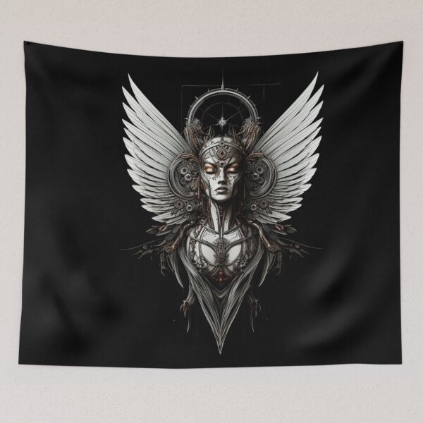 Item preview, Astral Woman in Meditation: Wings towards Infinity designed and sold by artyfull.