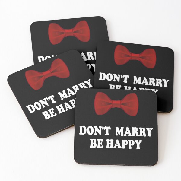 Item preview, Don't marry be happy red bow tie designed and sold by Sunmoonlove.