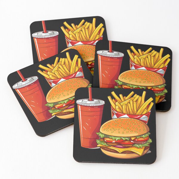 Aperçu de l'œuvre COMBINÉ HAMBURGERS créée et vendue par Lycoris Design Lab.