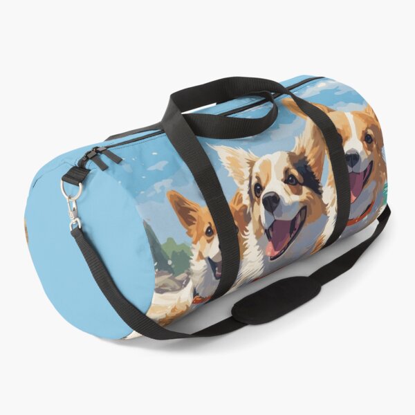 Item preview, Three Happy Corgis designed and sold by CatCoconut-Art.