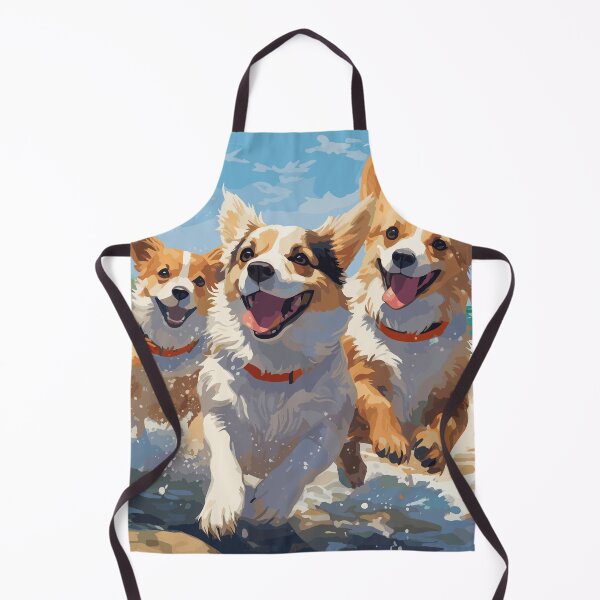 Item preview, Three Happy Corgis designed and sold by CatCoconut-Art.