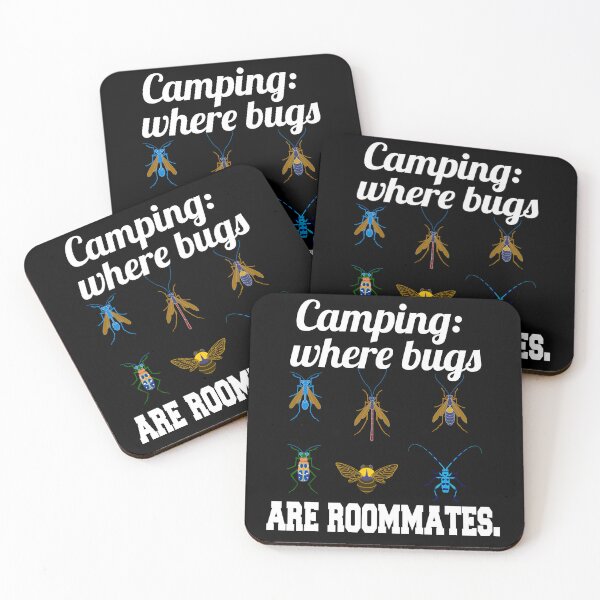 Item preview, Funny Camper Design Camping: Where Bugs Are Roommates designed and sold by fantasticdesign.