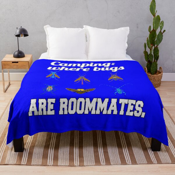 Item preview, Funny Camper Design Camping: Where Bugs Are Roommates designed and sold by fantasticdesign.