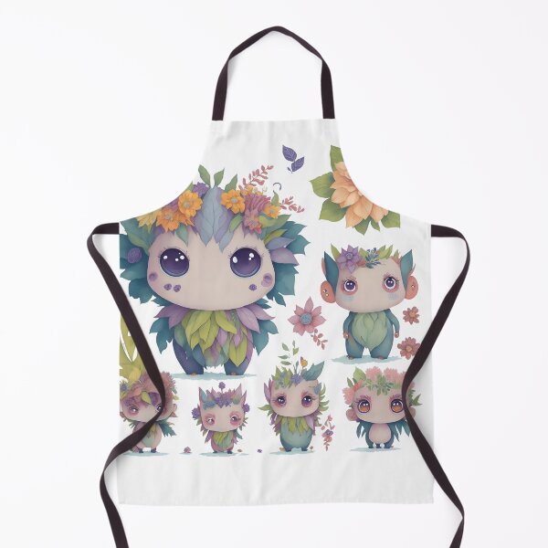Item preview, Little monsters, Little devils with flower theme designed and sold by Piniatá P.
