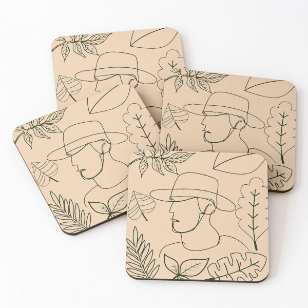 Item preview, Line Art Farm Worker and Plants designed and sold by ThiagoSDantas.
