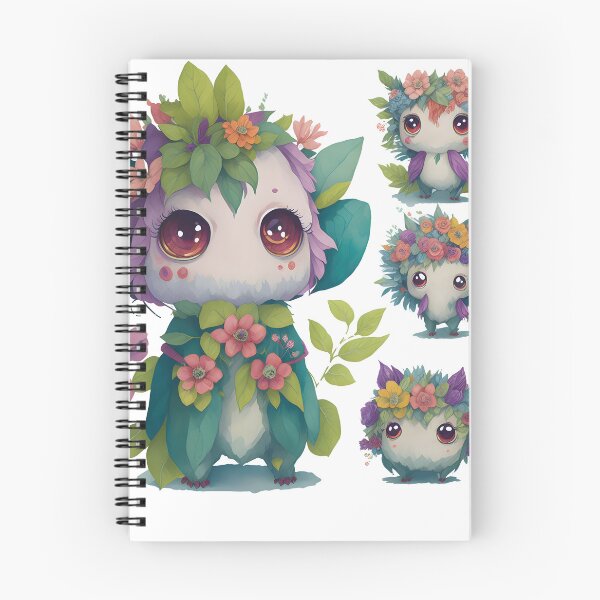 Item preview, Little monsters, Little devils with flower theme designed and sold by Piniatá P.